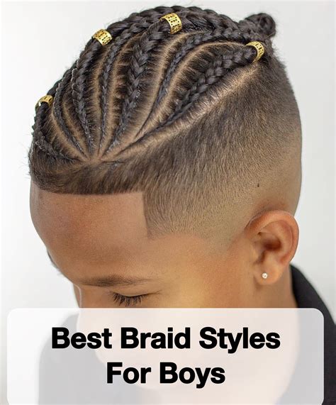 Boy braids hairstyles - 10 Best Men’s Braids Hairstyles. 1. Straight-Back Cornrow Braids. 2. Braids For Men With Undercut. 3. Sleek Ponytail Braid. AXE.